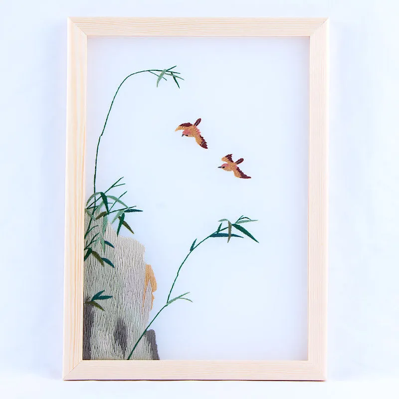 Desktop Screen Ornament Decoration Handmade Embroidery Material Kit