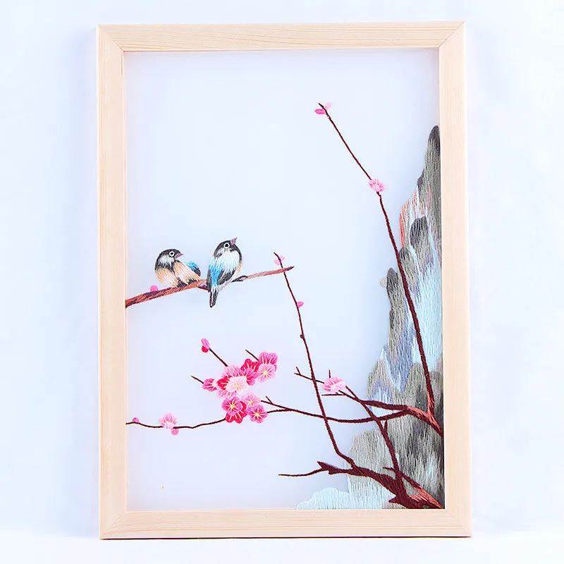 Desktop Screen Ornament Decoration Handmade Embroidery Material Kit