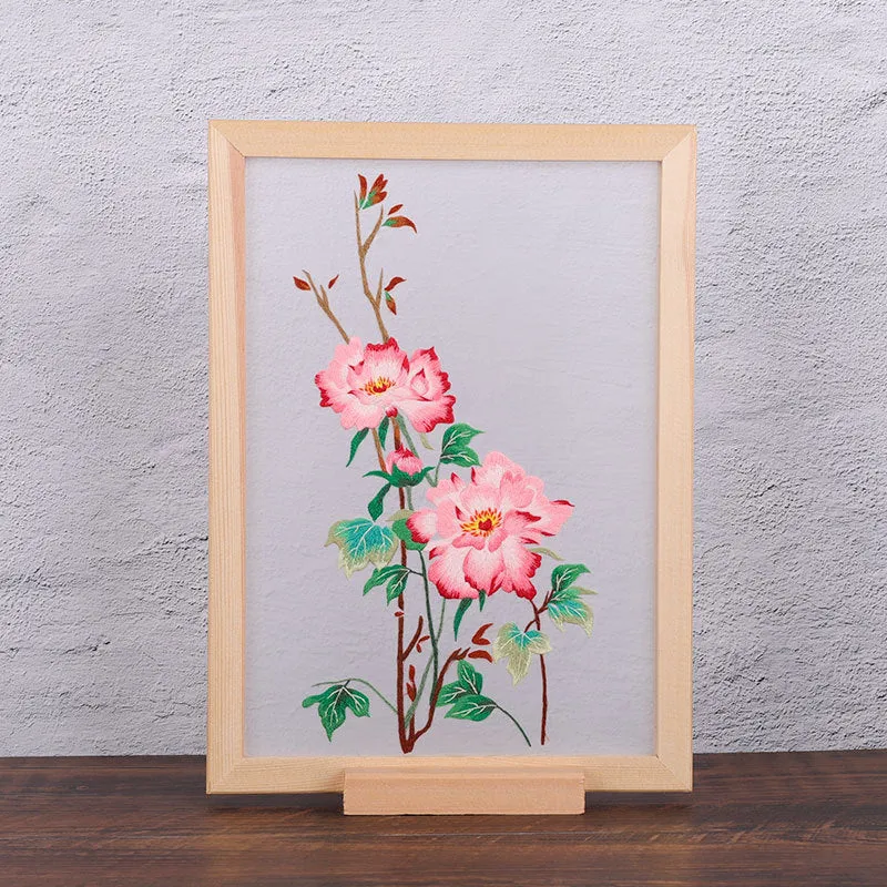 Desktop Screen Ornament Decoration Handmade Embroidery Material Kit