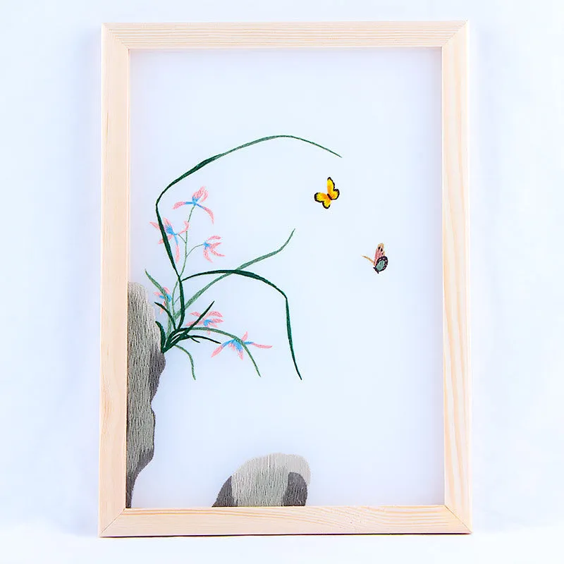 Desktop Screen Ornament Decoration Handmade Embroidery Material Kit