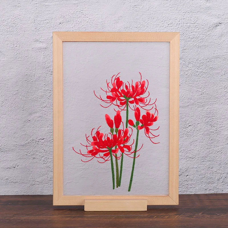 Desktop Screen Ornament Decoration Handmade Embroidery Material Kit