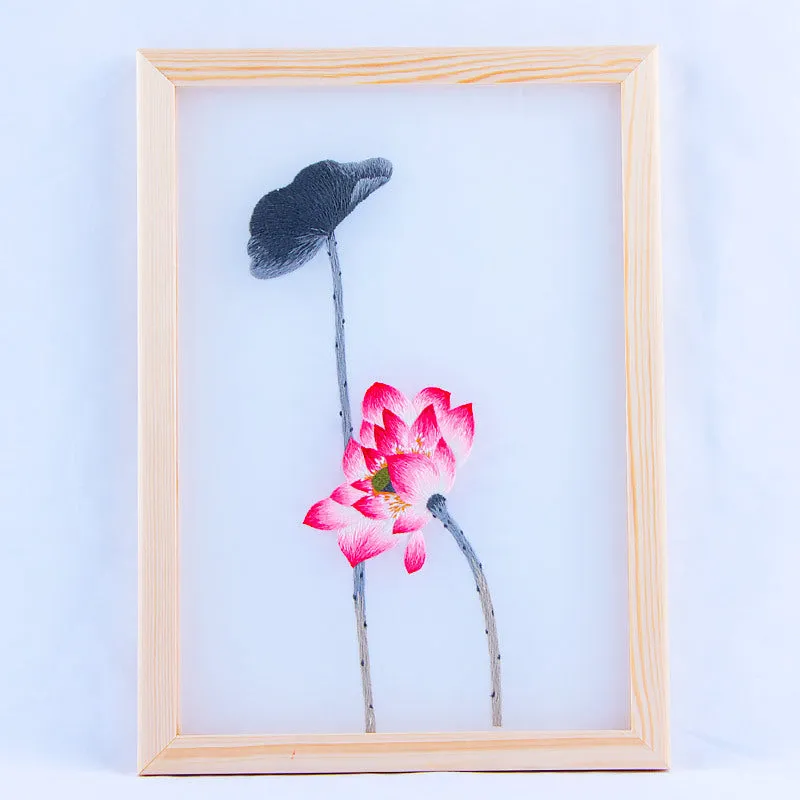 Desktop Screen Ornament Decoration Handmade Embroidery Material Kit