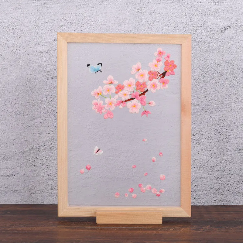 Desktop Screen Ornament Decoration Handmade Embroidery Material Kit