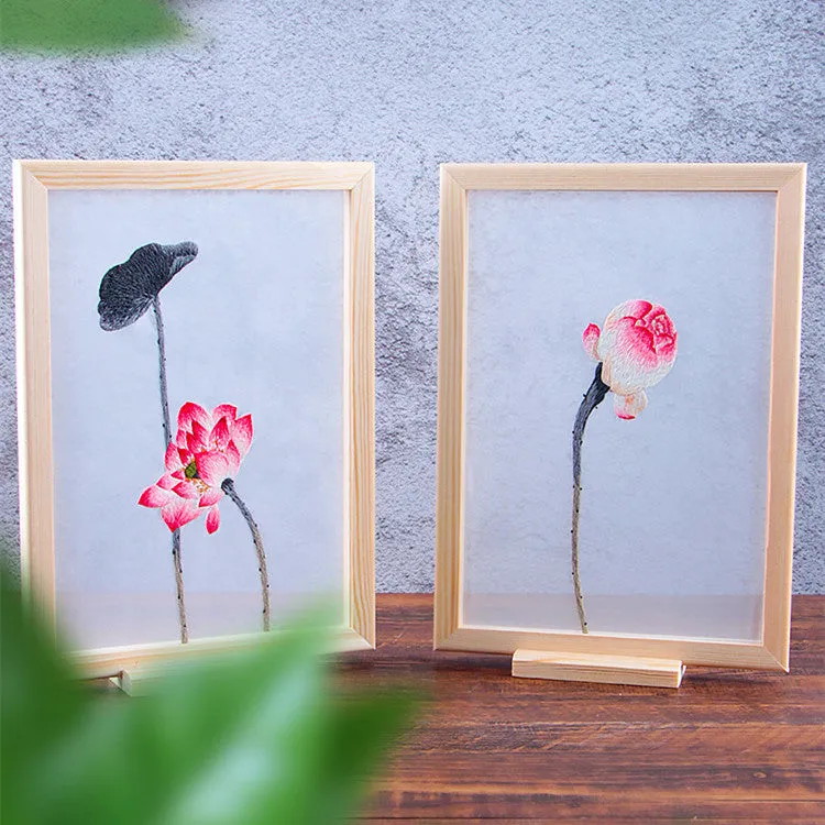 Desktop Screen Ornament Decoration Handmade Embroidery Material Kit