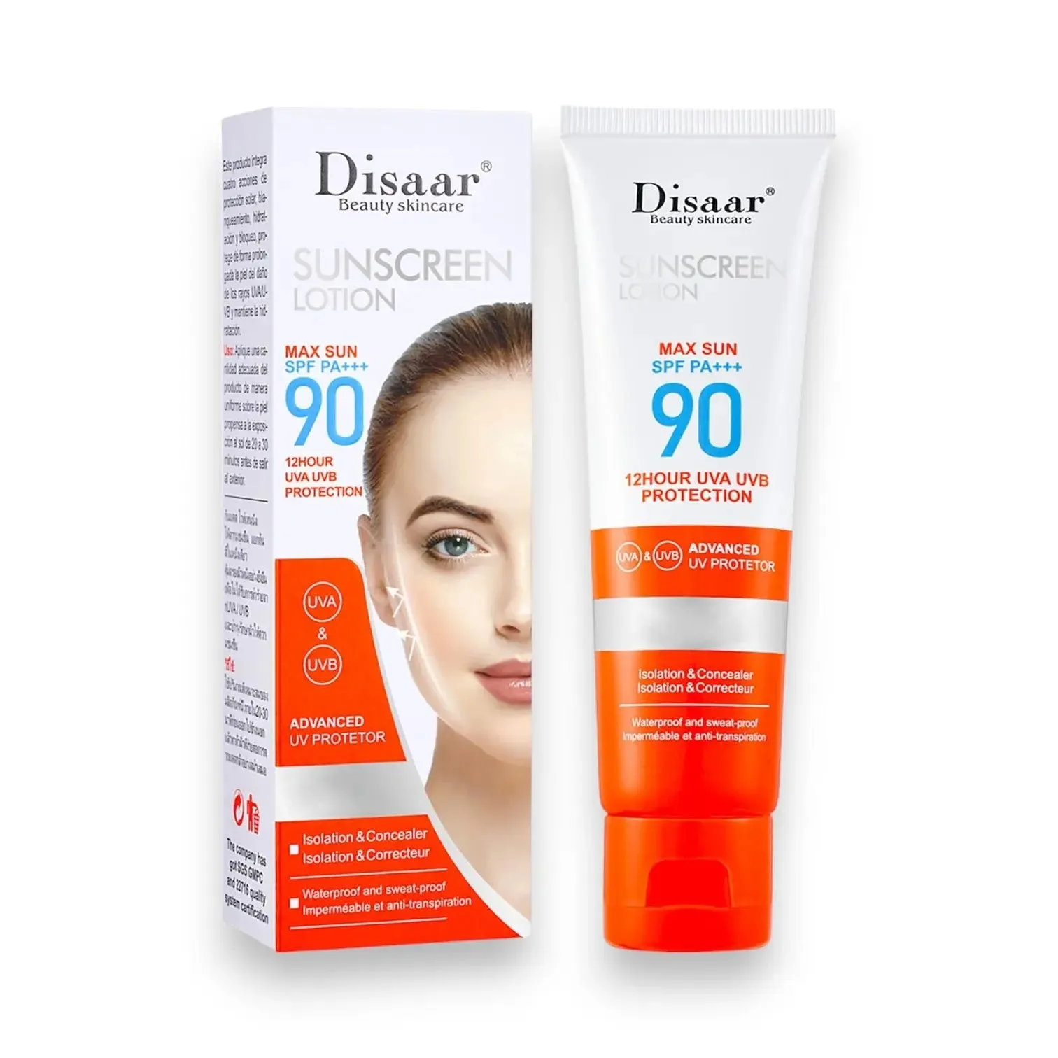 Disaar Sunscreen Lotion SPF90 50ml