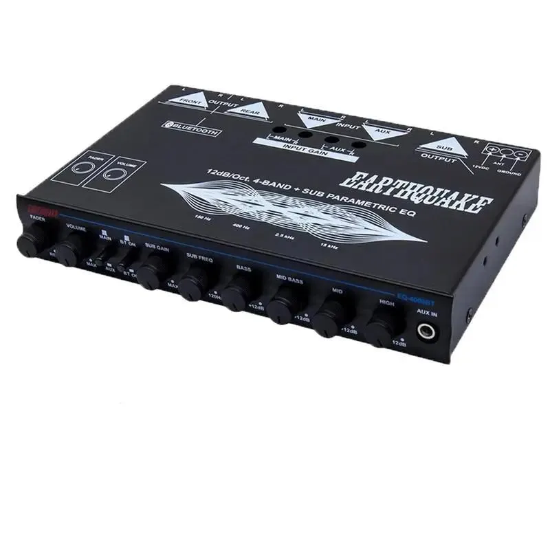 Earthquake EQ-4000BT 4-Band Parametric Equalizer w/ Bluetooth® Capable