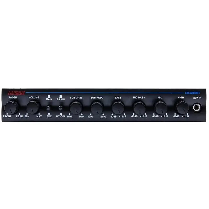 Earthquake EQ-4000BT 4-Band Parametric Equalizer w/ Bluetooth® Capable