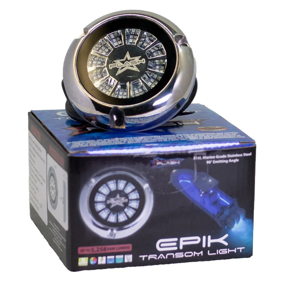 EPIK Underwater Transom Light - BLUE   GREEN