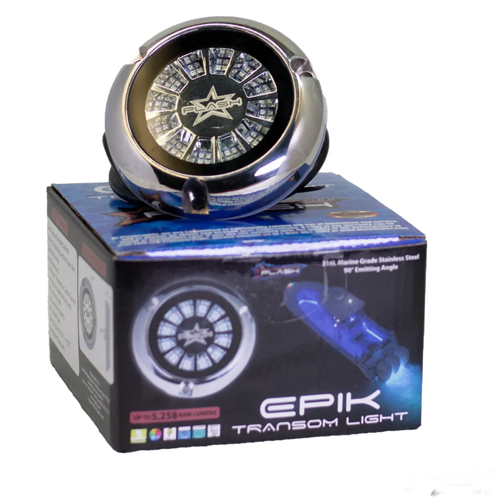 EPIK Underwater Transom Light - RED   WHITE