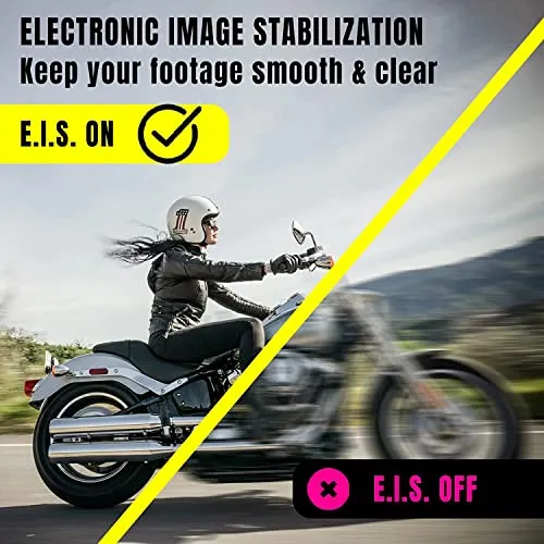 Exprotrek Action Camera 4K 60FPS with Touch Screen, EIS 170 °