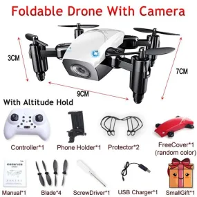Foldable RC Mini Pocket Size WiFi Drone with HD Camera S9X