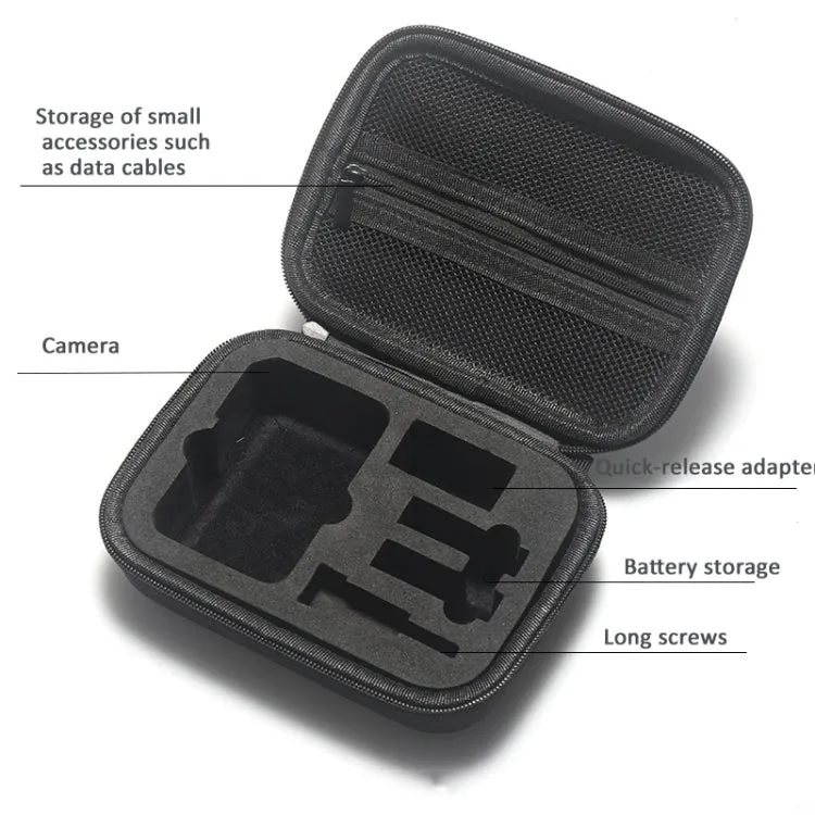 For DJI OSMO Action 5 Pro / Action 4 / Action 3 Camera Storage Bag Hard Shell Protective Case