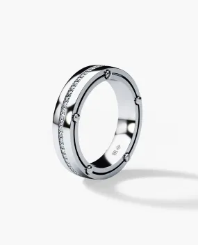 FRANKLIN Comfort Fit Gold Ring with 0.50ct Diamonds - Ring 2
