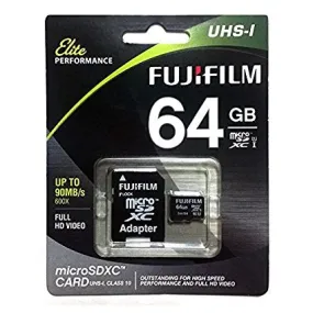 Fujifilm 64GB Class 10 UHS-1 microSDXC Memory Card