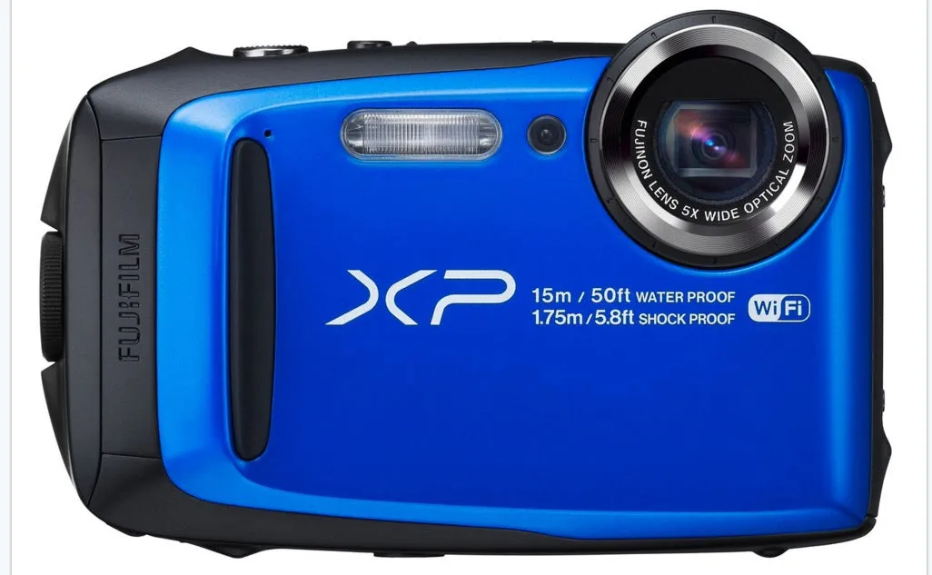 FujiFilm FinePix XP90 Waterproof Digital Camera (Blue)