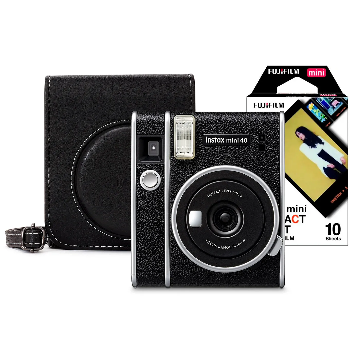 Fujifilm Instax Mini 40 Instant Camera - Black