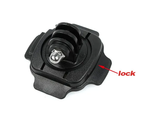 GoPro 360 Degree Curved Surface Adhesive Mount for Hero Cameras-Black