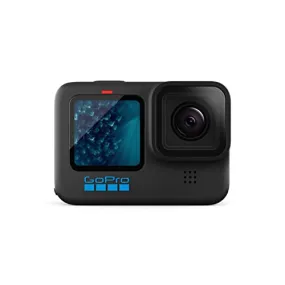GoPro HERO11 Black - Waterproof Action Camera with 5.3K60 Ultra HD Video, 27MP Photos, 1/1.9" Image Sensor, Live Streaming, Webcam, Stabilization