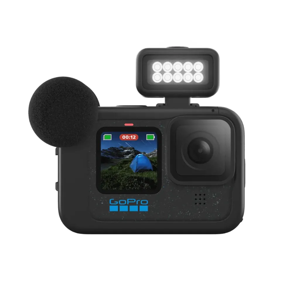 GoPro Light Mod LED Light with 5000K Color Temperature, 4 Level Brightness, Max 33ft Waterproof and 6hrs Battery Life for HERO 12 / 11 / 10 / 9 BLACK Action Camera | ALTSC-001-EU