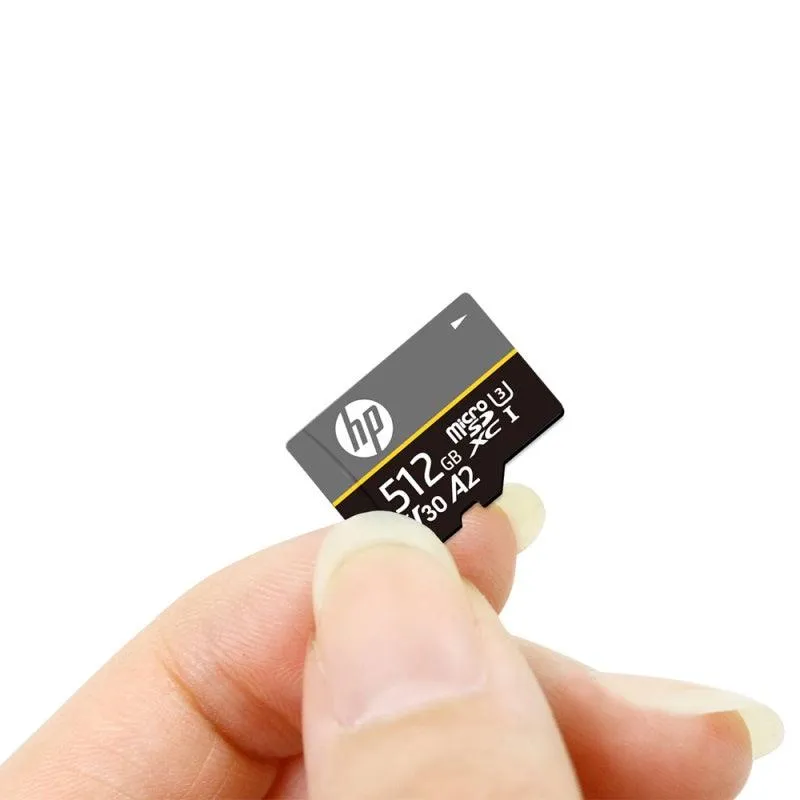 HP Micro SD Card 512GB V30 A2 U3 SDXC mx350 High Speed With Adaptor