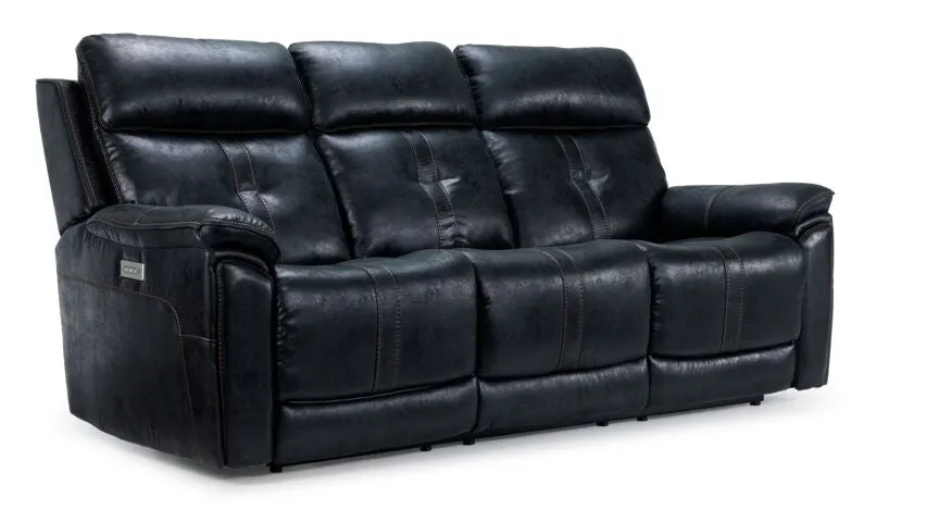 Hunter Triple Power Reclining Sofa and Recliner Set - Eclipse