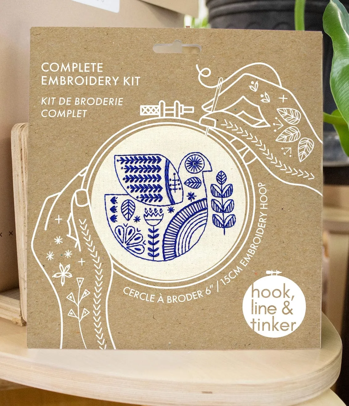 Hygge Dove - Hook, Line & Tinker Embroidery Kit