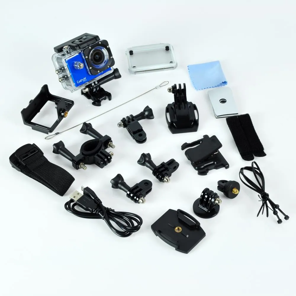Hype Cam - 4K Ultra Hd Wifi Camera, 1080P  Sports Action Pocket Cam (Blue)
