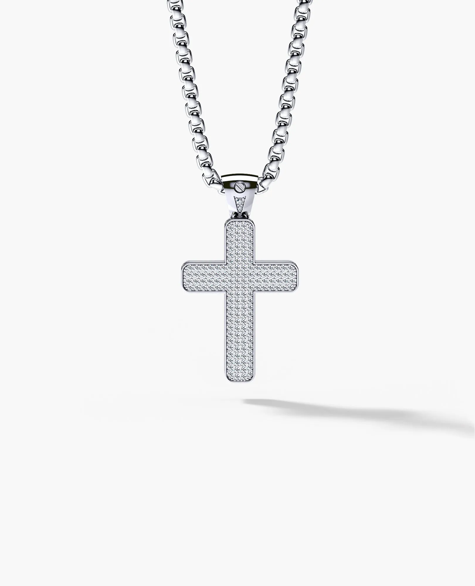 JERRITT Cross Pendant in Gold with 0.90ct Diamonds
