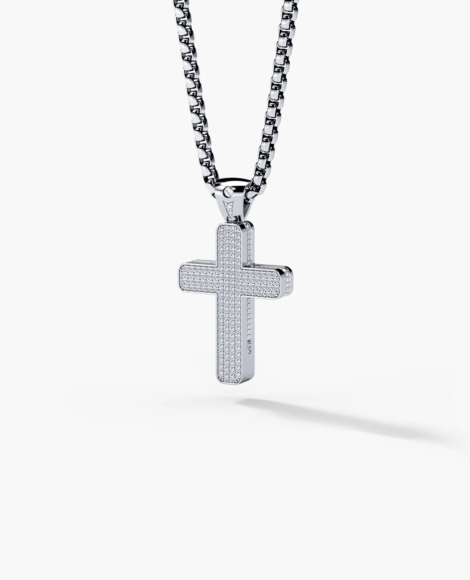 JERRITT Cross Pendant in Gold with 0.90ct Diamonds