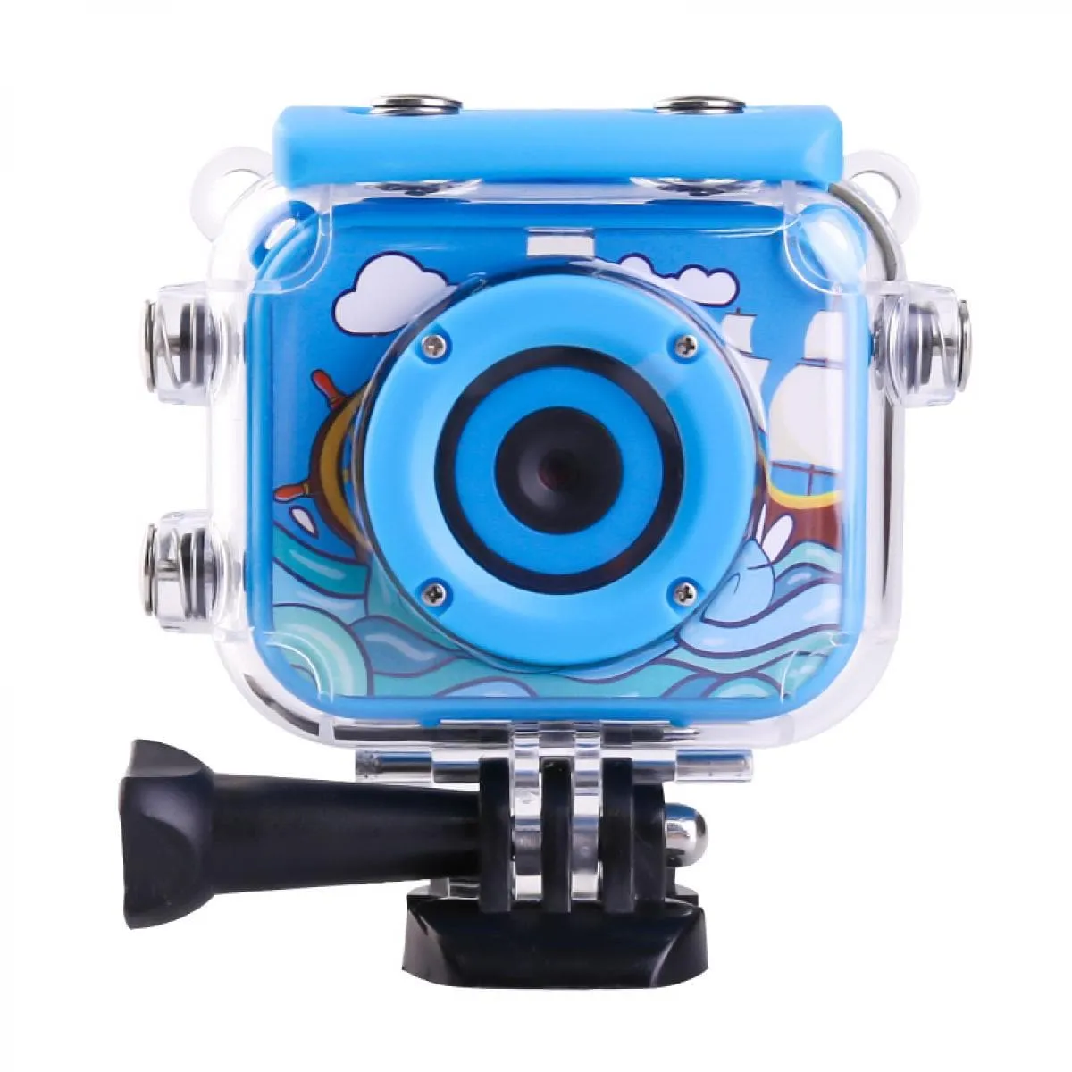 K&F Concept AT-G20B Kids Action Camera 1080P HD Waterproof Video Digital Children Sports Camcorder, 33GB SD Card Pink&Blue