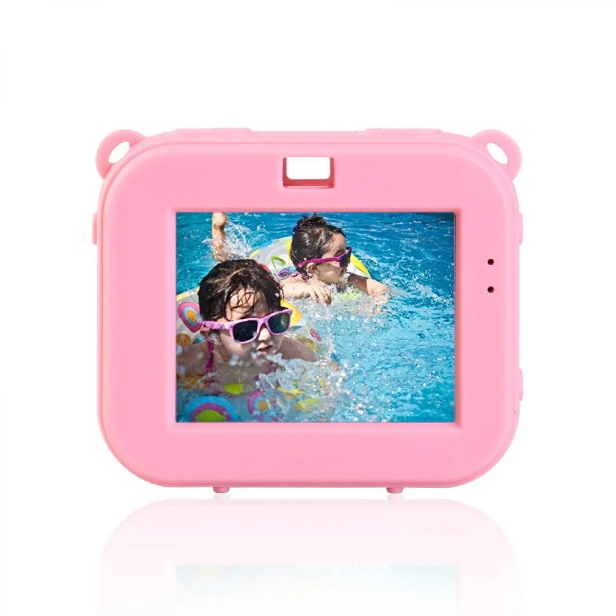 K&F Concept AT-G20B Kids Action Camera 1080P HD Waterproof Video Digital Children Sports Camcorder, 33GB SD Card Pink&Blue