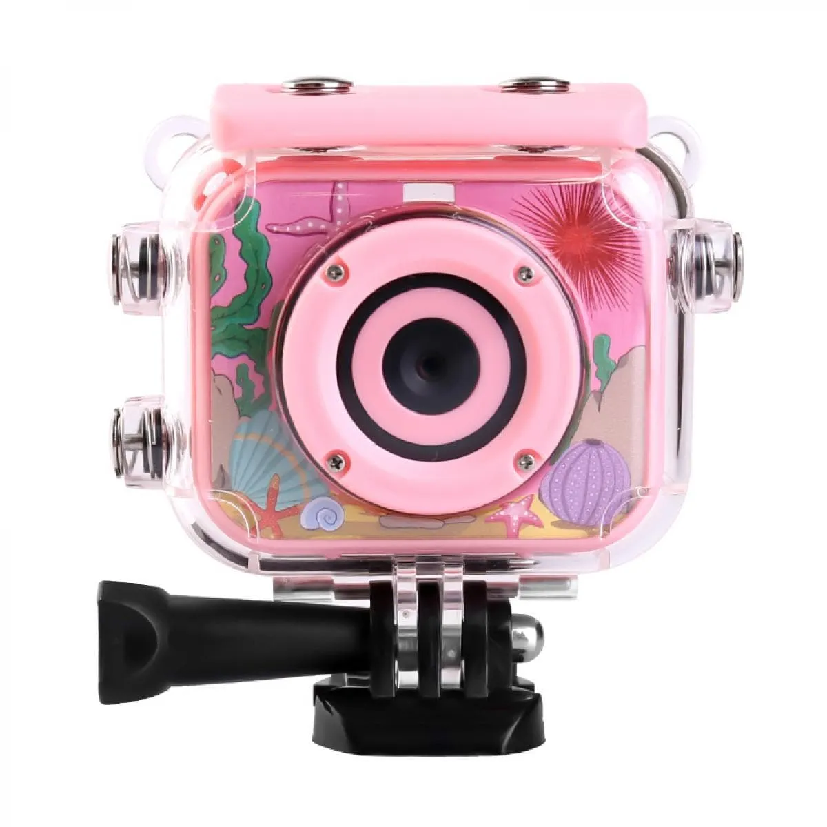 K&F Concept AT-G20B Kids Action Camera 1080P HD Waterproof Video Digital Children Sports Camcorder, 33GB SD Card Pink&Blue
