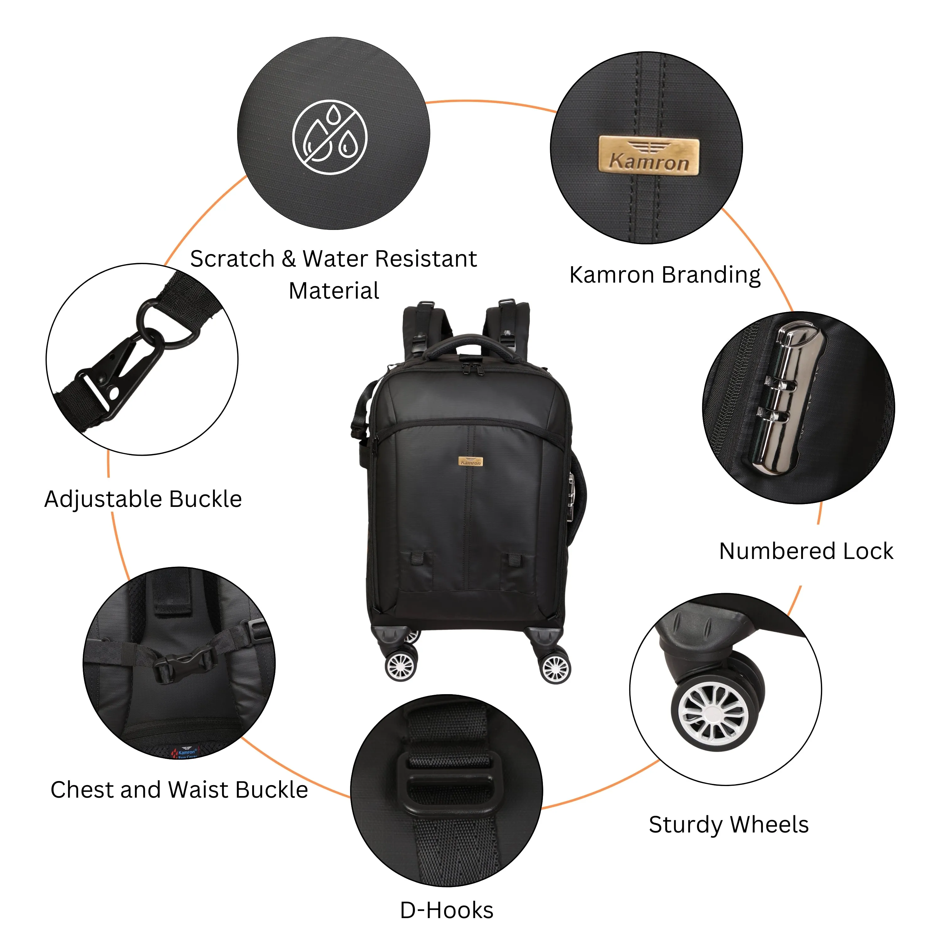 Kamron T-2 Trolley Backpack