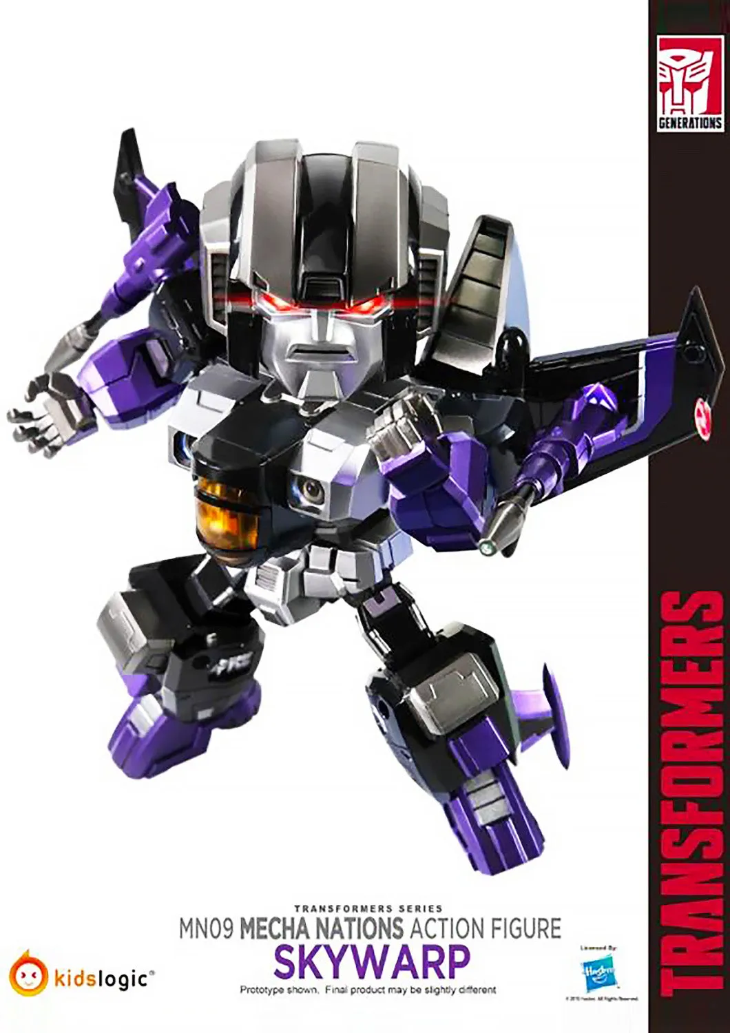 KIDS LOGIC TRANSFORMERS MECHA NATIONS SKYWARP EXCLUSIVE - MN-09
