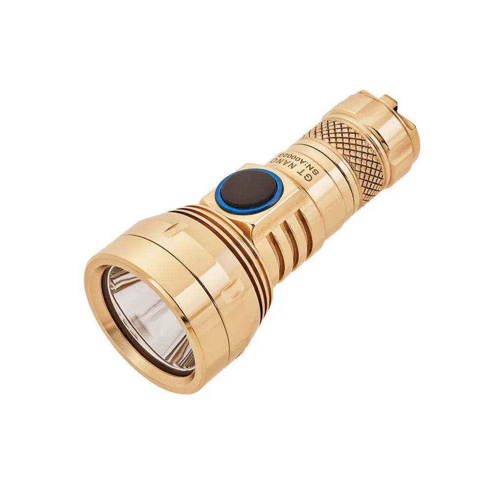 Lumintop GT Nano Copper OR Brass 450 Lumens EDC Keychain LED Flashlight