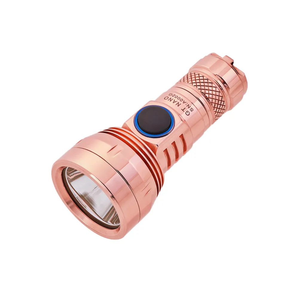 Lumintop GT Nano Copper OR Brass 450 Lumens EDC Keychain LED Flashlight