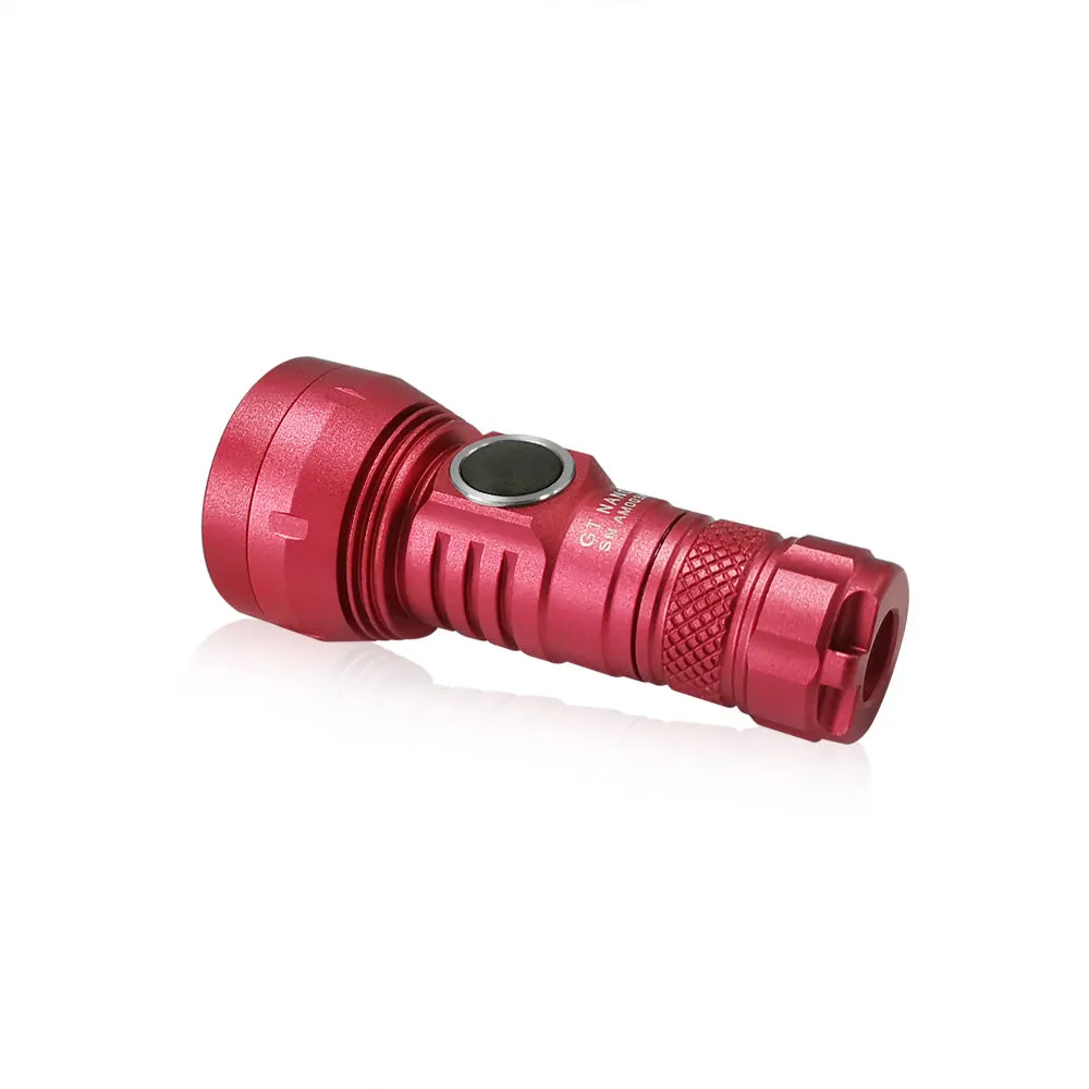 Lumintop GT Nano Red 450 Lumens 300 Meters Pocket Thrower EDC Keychain LED Flashlight NarsilM
