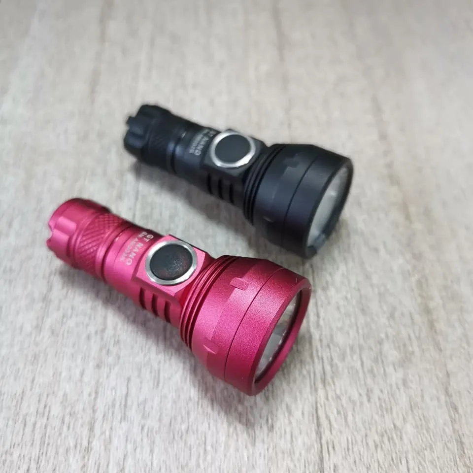 Lumintop GT Nano Red 450 Lumens 300 Meters Pocket Thrower EDC Keychain LED Flashlight NarsilM
