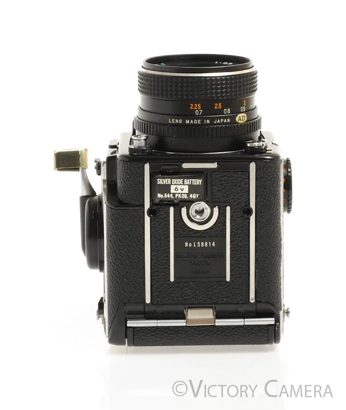 Mamiya m645 1000s 645 Camera w/ Eye Level & 80mm f2.8 C Lens -New Seals-