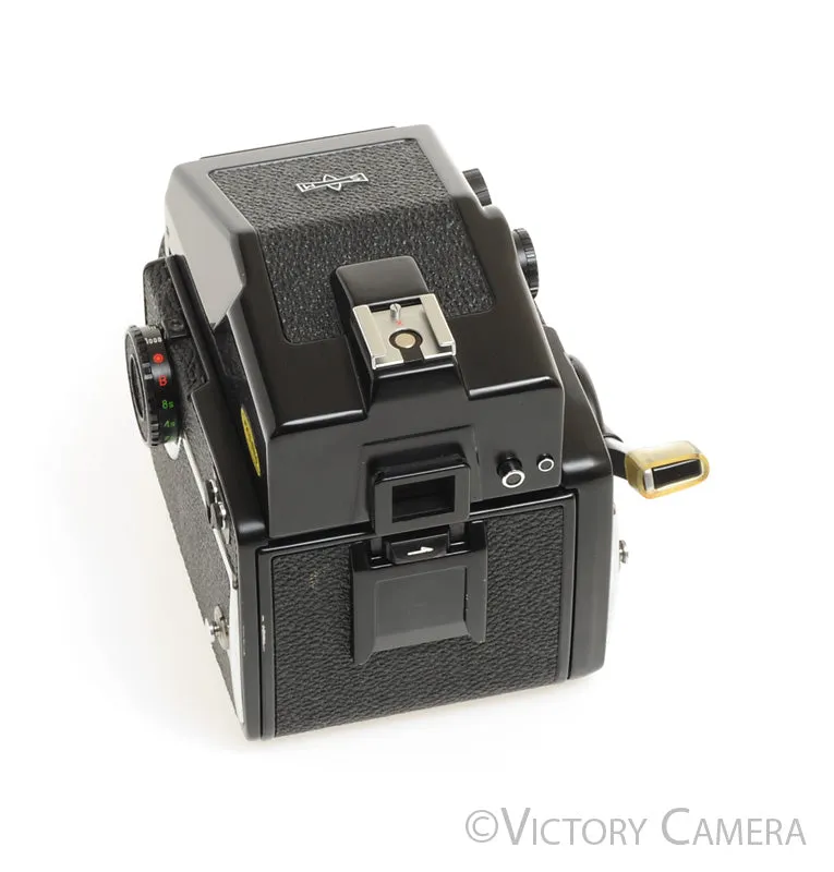 Mamiya m645 1000s 645 Camera w/ Eye Level & 80mm f2.8 C Lens -New Seals-