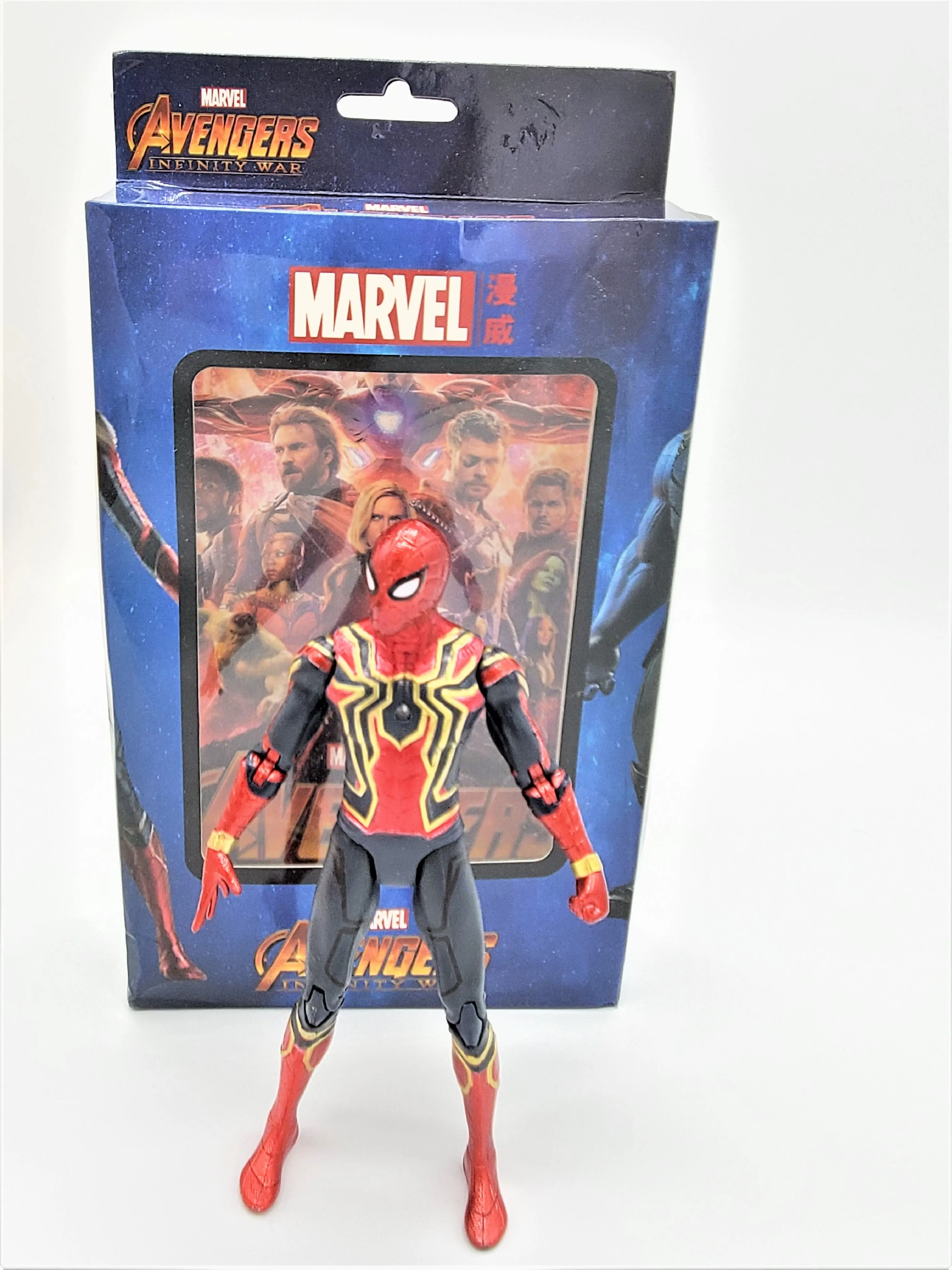 Marvel Avengers Infinity War Spider-man Action Figure with Flashing LED Light