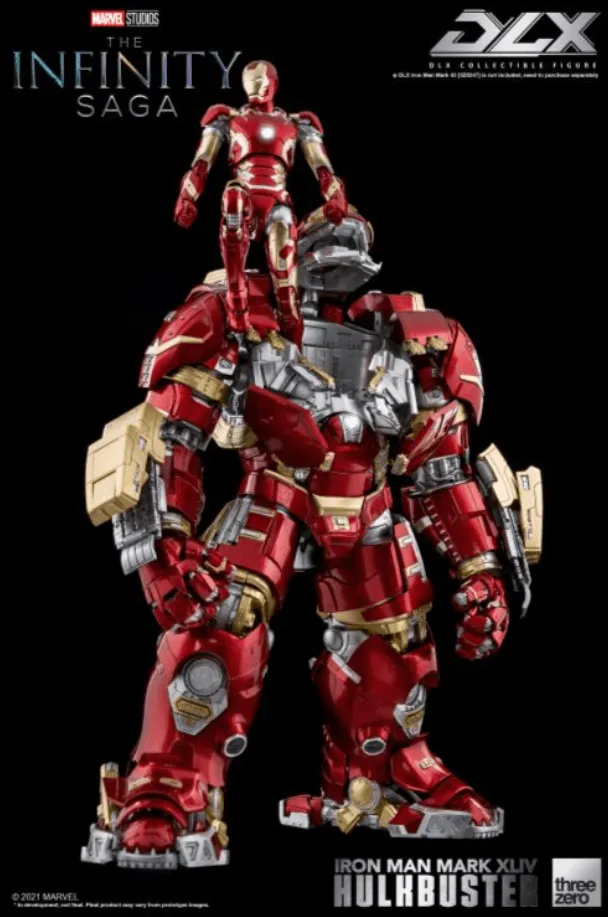 Marvel Infinity Saga Iron Man Mark 44 Hulkbuster DLX By Threezero