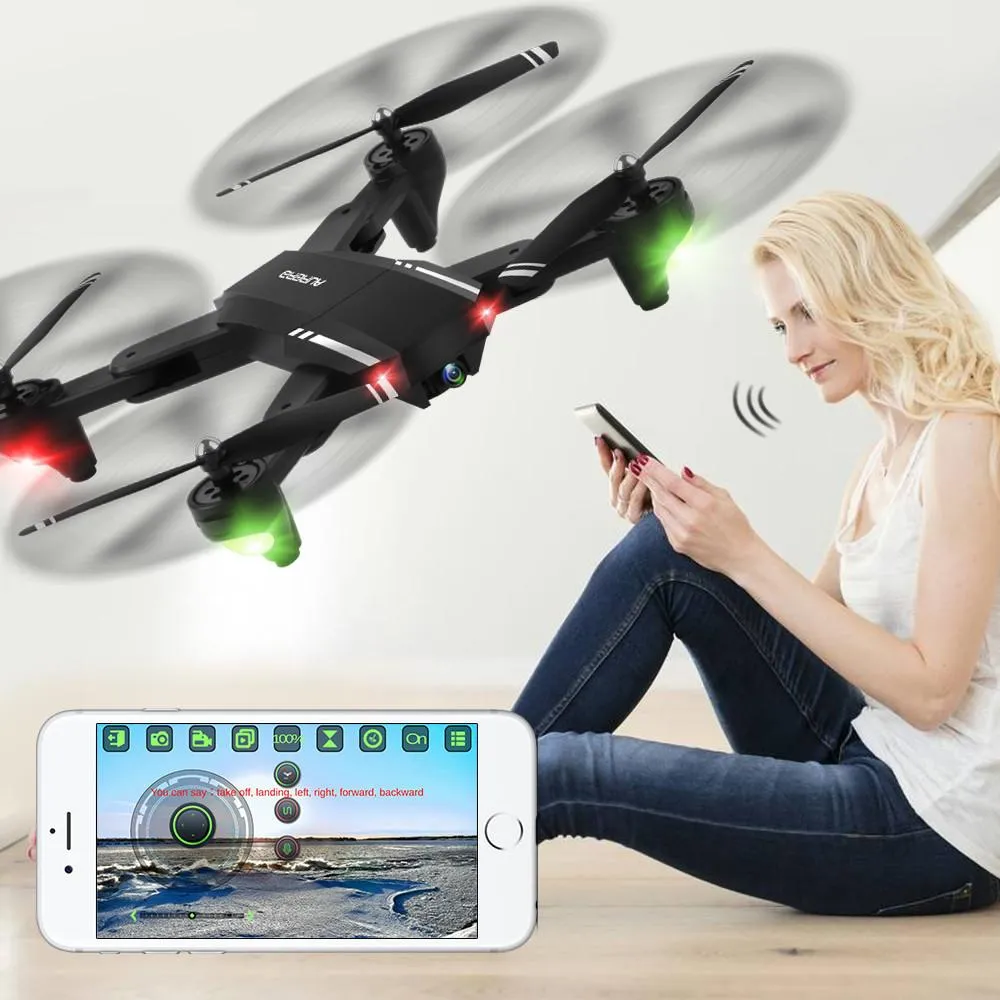Mini Foldable WiFi 2.4G RC Quadcopter with Wide Angle Camera