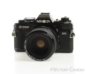 Minolta X-700 X700 Black SLR Film Camera w/ 35-70mm Zoom Lens -New Seals- [EX ]