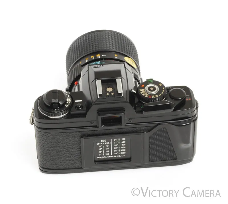 Minolta X-700 X700 Black SLR Film Camera w/ 35-70mm Zoom Lens -New Seals- [EX ]