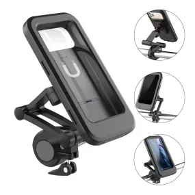 Motorcycle Phone Mount, 2024 Upgrade Bike Phone Holder [Ultra Stable], Bicycle Phone Mount Handlebar Cell Phone Clamp