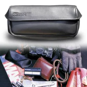 National Cycle Holdster Leather Storage Bag for Switchblade 2-Up, Chopped and Shorty Windshields