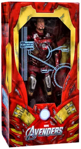 NECA Avengers Battle Damaged Iron Man Action Figure 1/4 Scale
