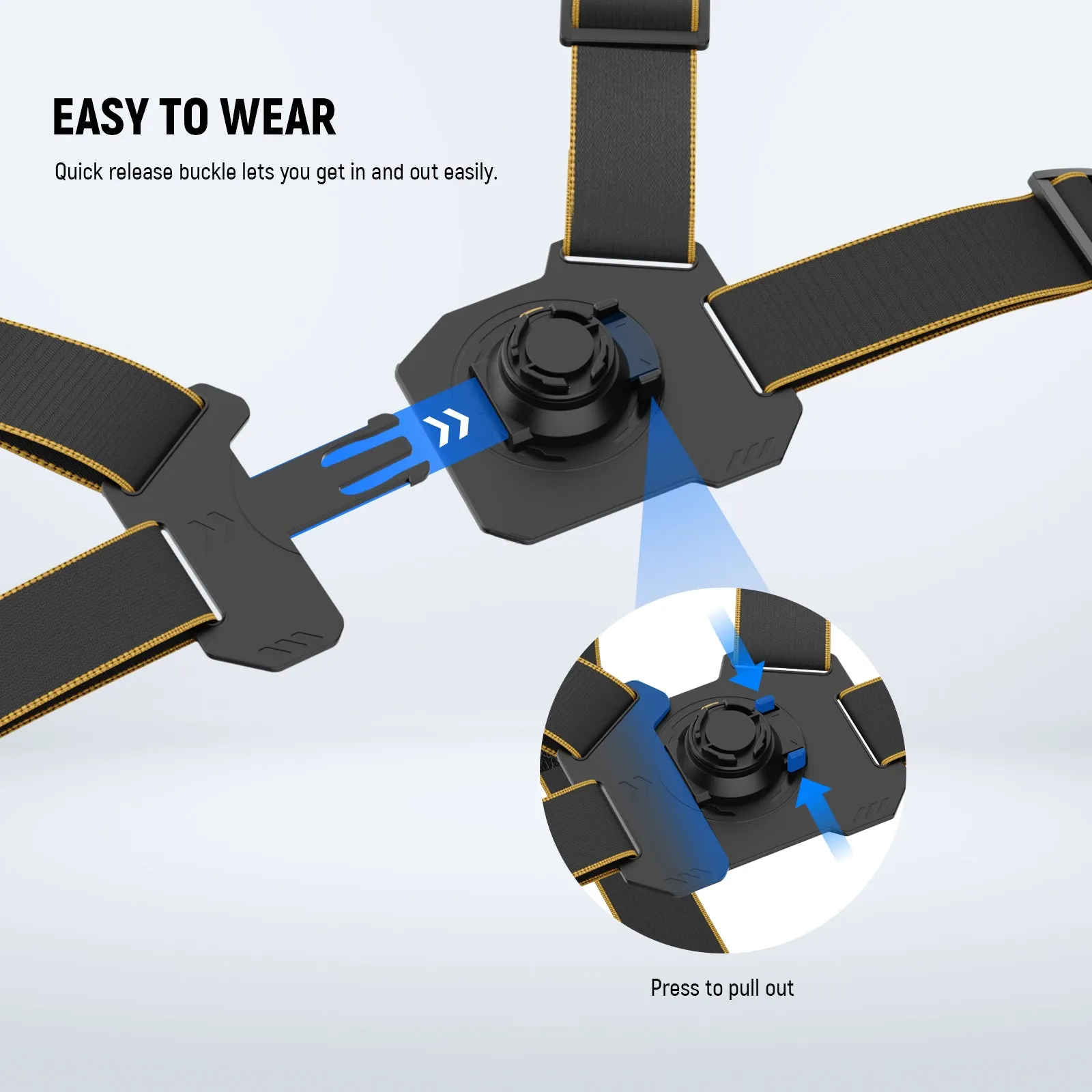 NEEWER GP18 Chest Mount Harness for Action Camera & Phone