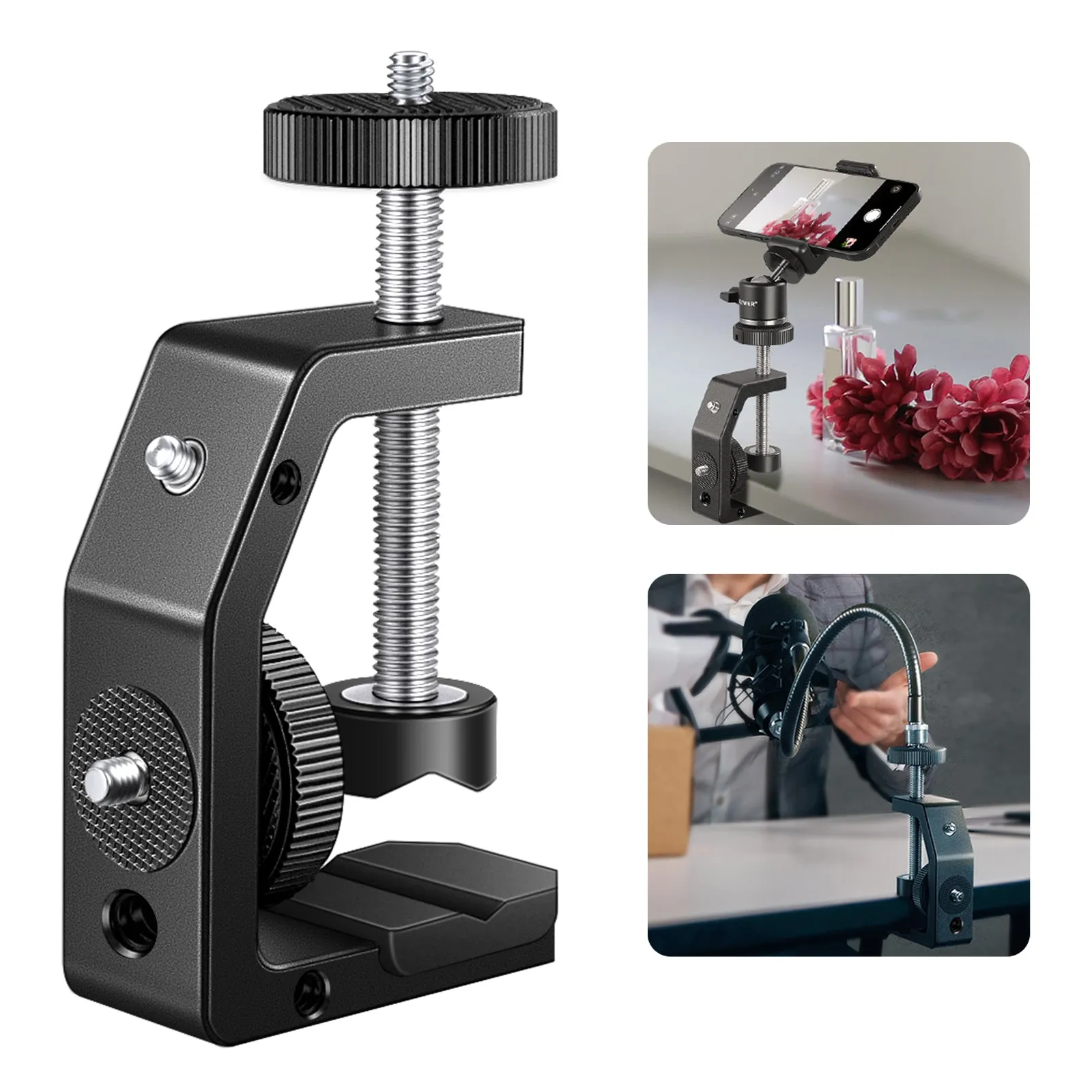 NEEWER ST-CCD7 Versatile C Clamp Desktop Camera Mount